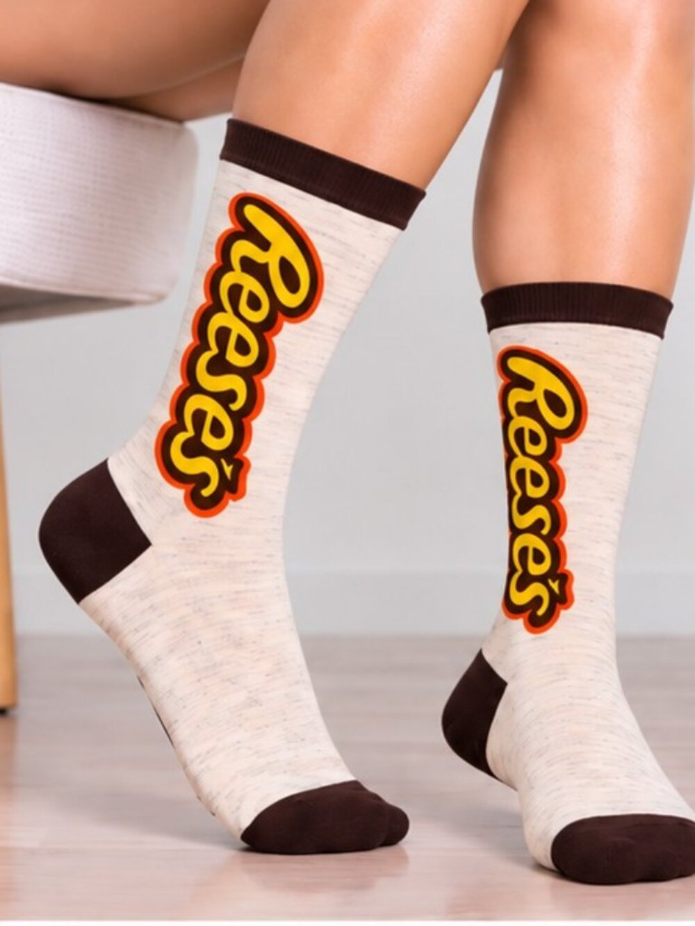 Reese's Unisex Novelty Crew Socks